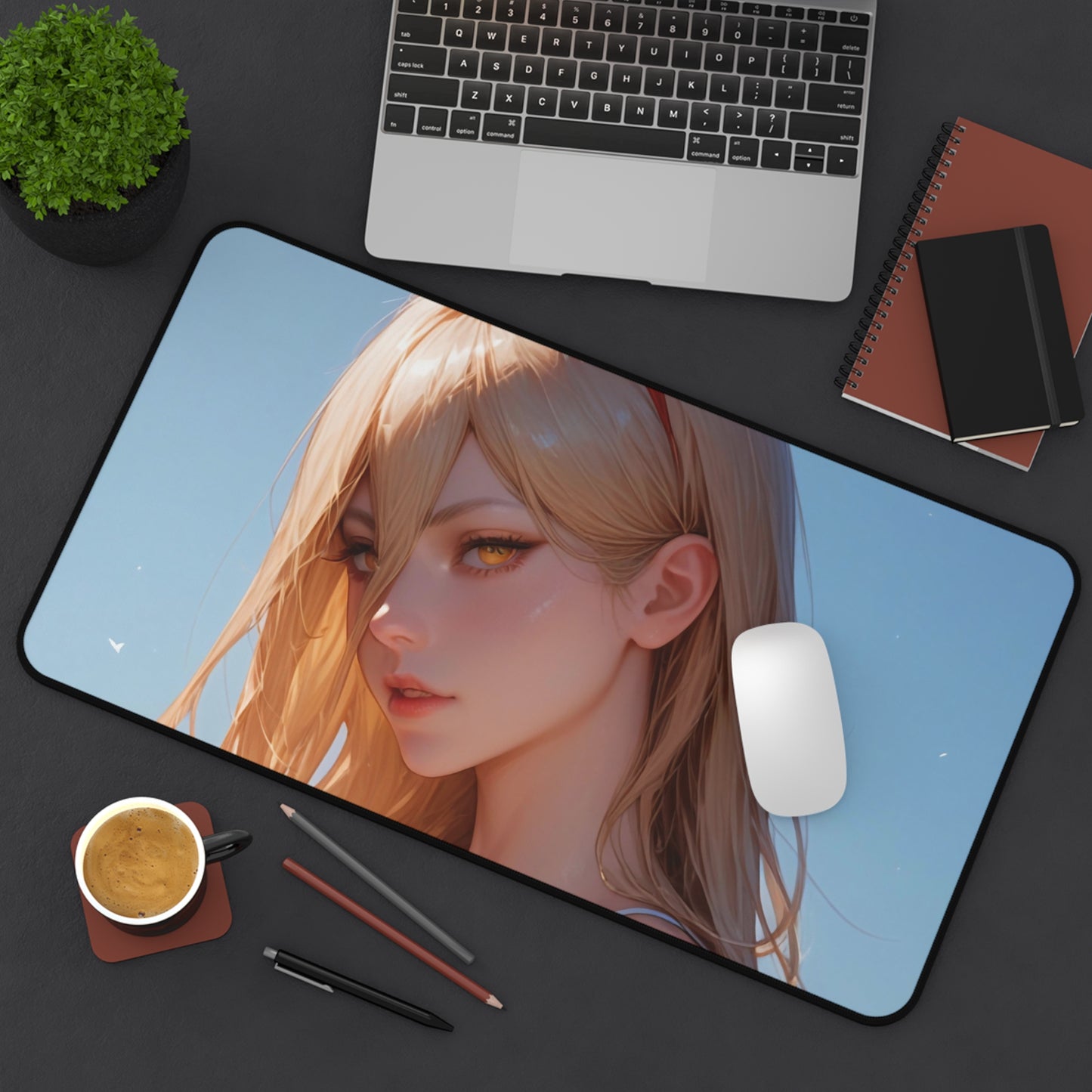 Power 002 Desk Mat