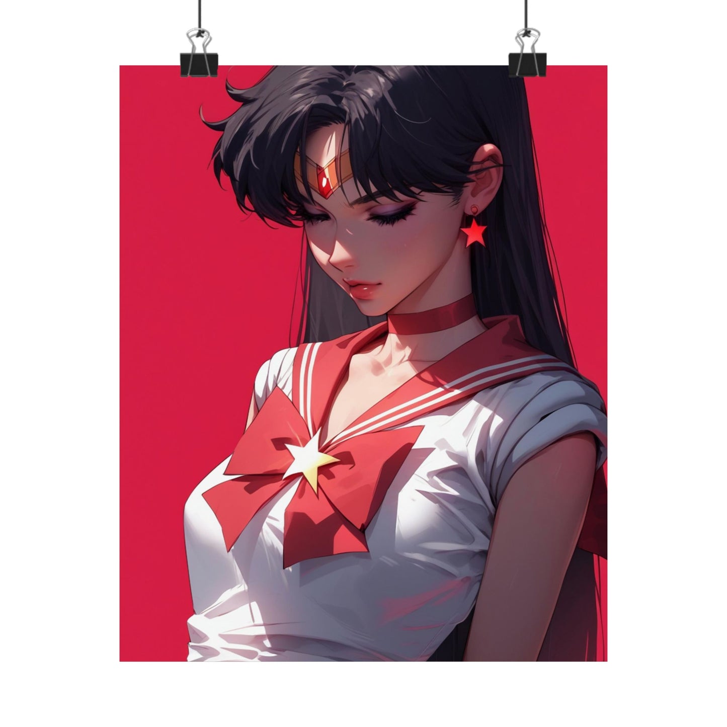 Sailor Mars 004 Vertical Posters