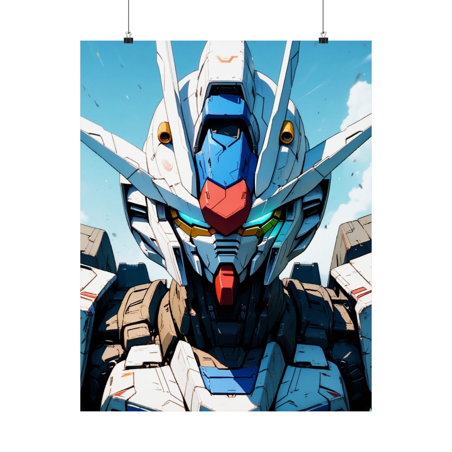 Gundam 002 Vertical Posters