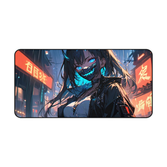 Neon Blade Beauty Desk Mat