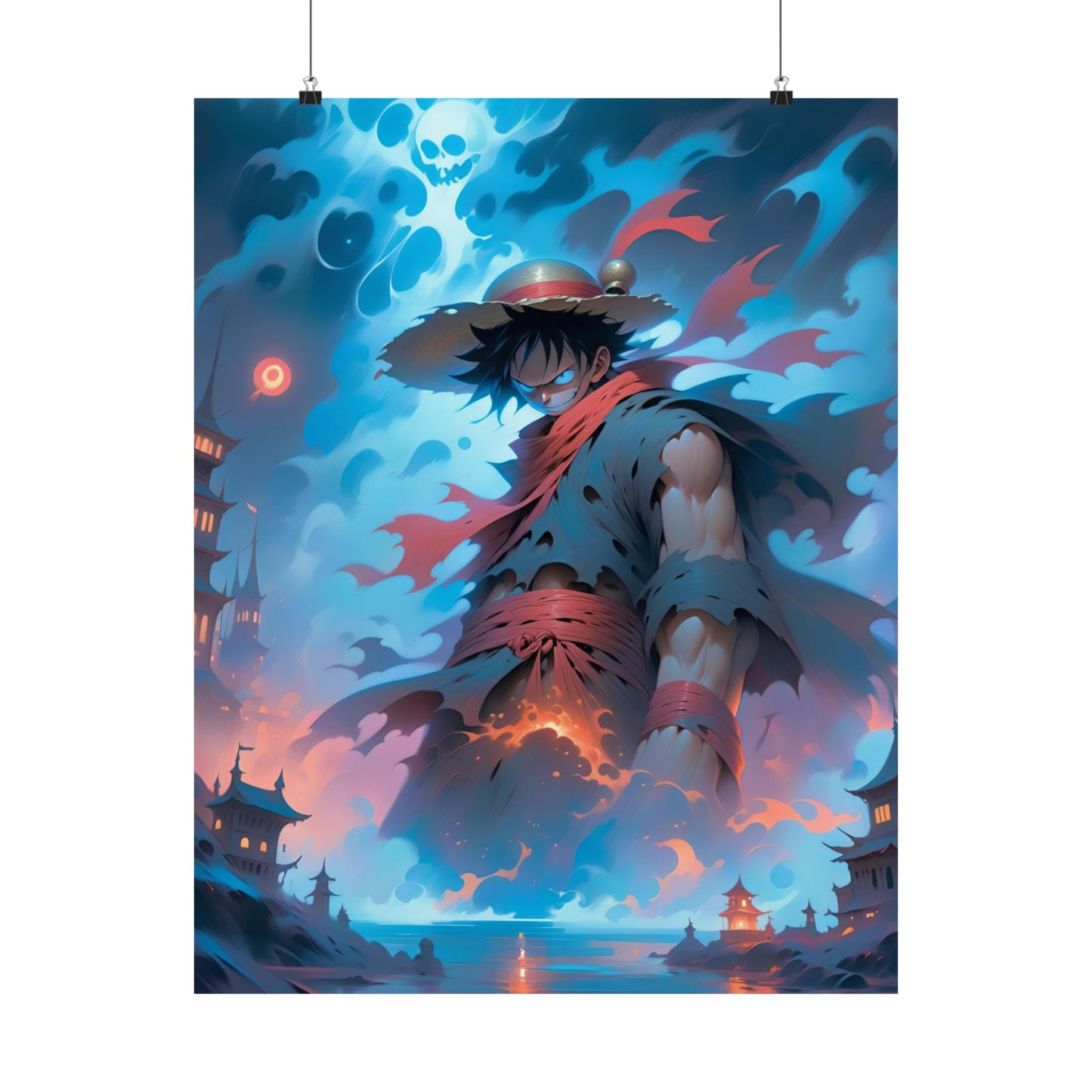 Monkey D. Luffy 002 Matte Vertical Posters