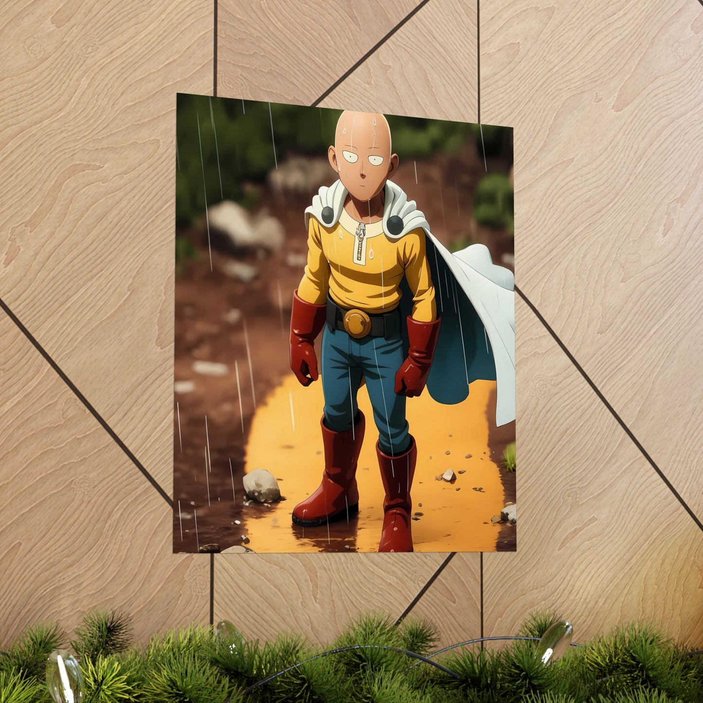 Saitama 001 Matte Vertical Posters