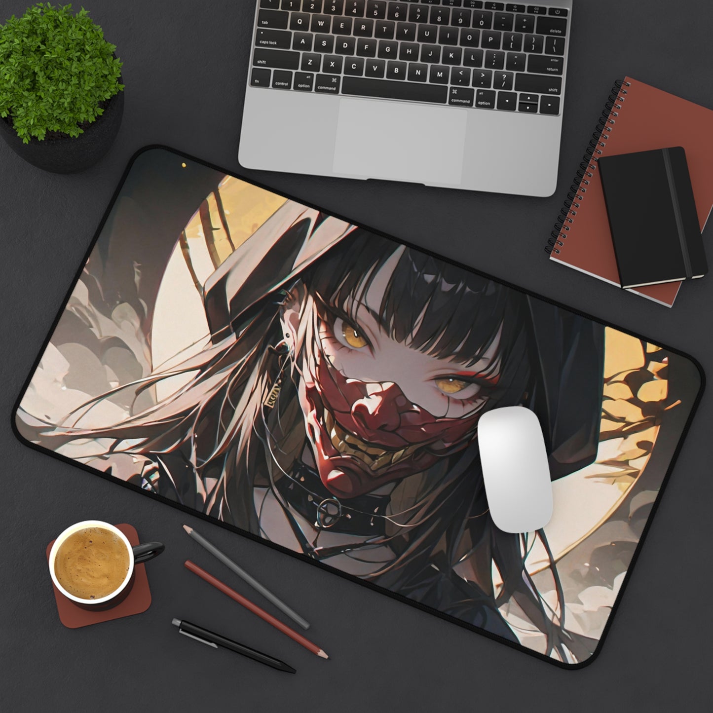 Fierce Oni Gaze Desk Mat