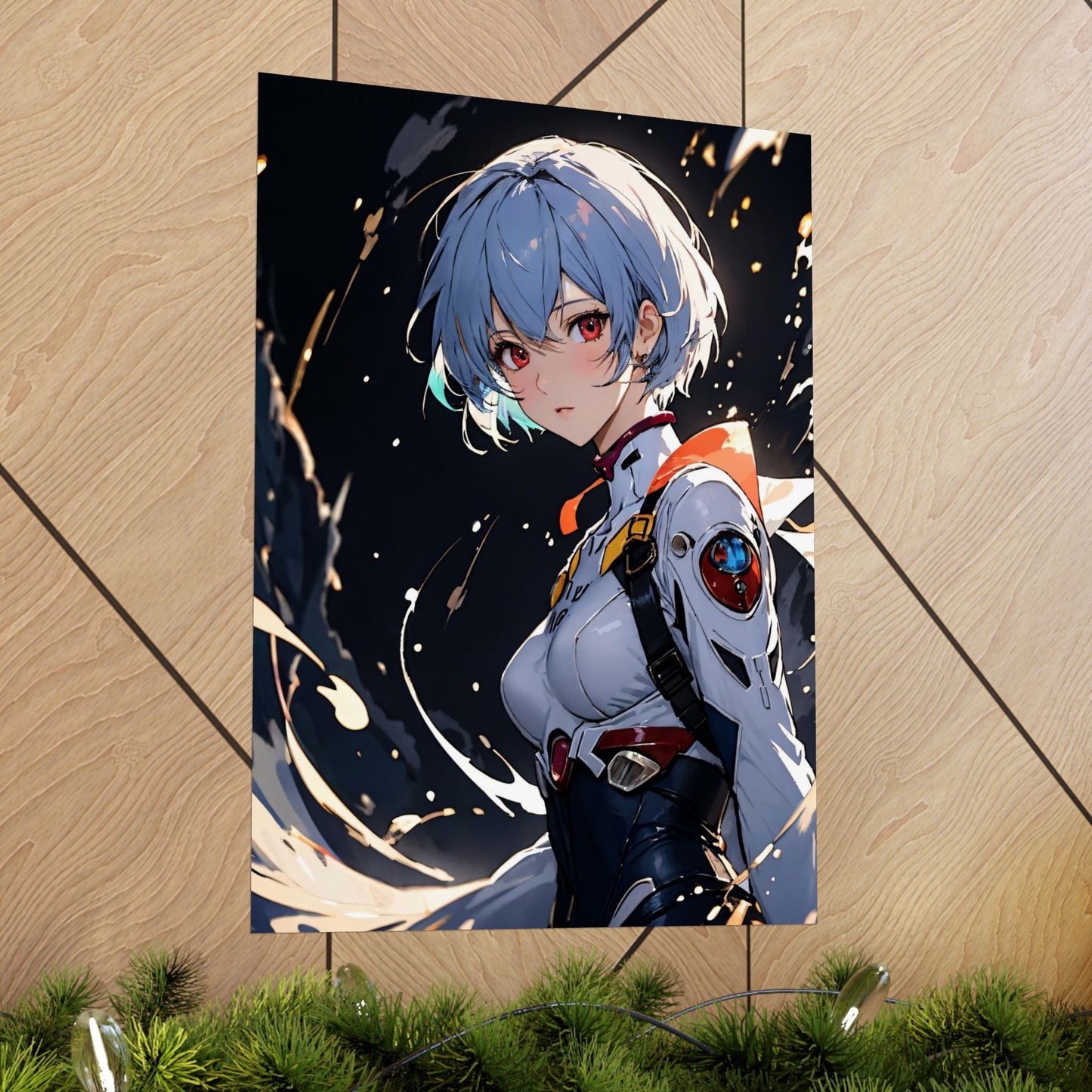 Rei Ayanami 002 Matte Vertical Posters