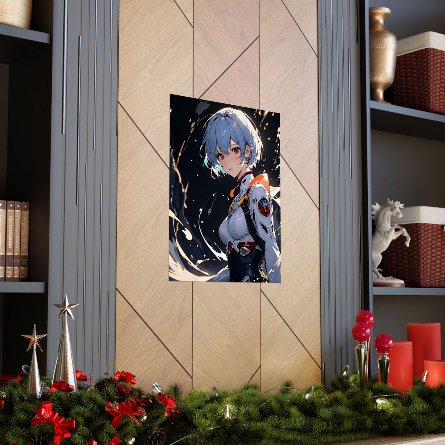 Rei Ayanami 002 Matte Vertical Posters