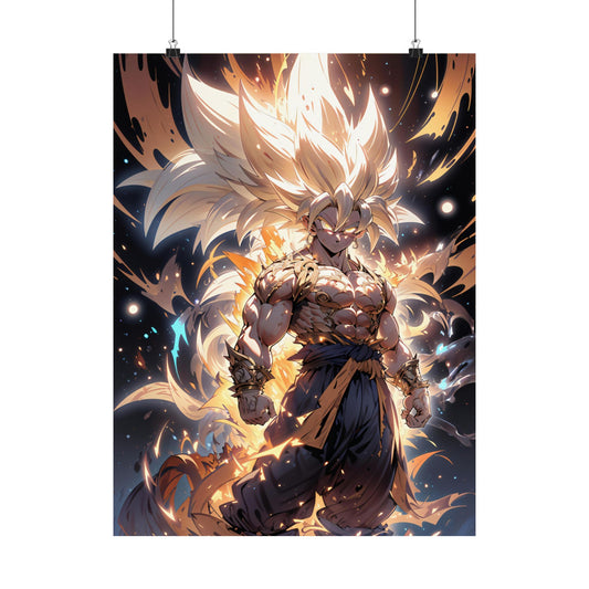 Goku 001 Matte Vertical Posters