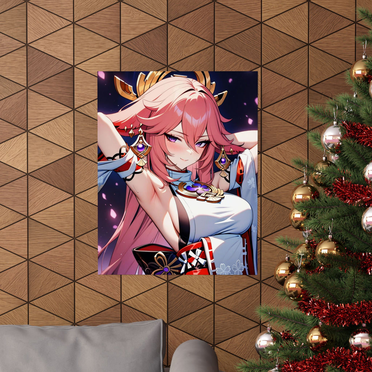 Yae Miko 004 Vertical Posters