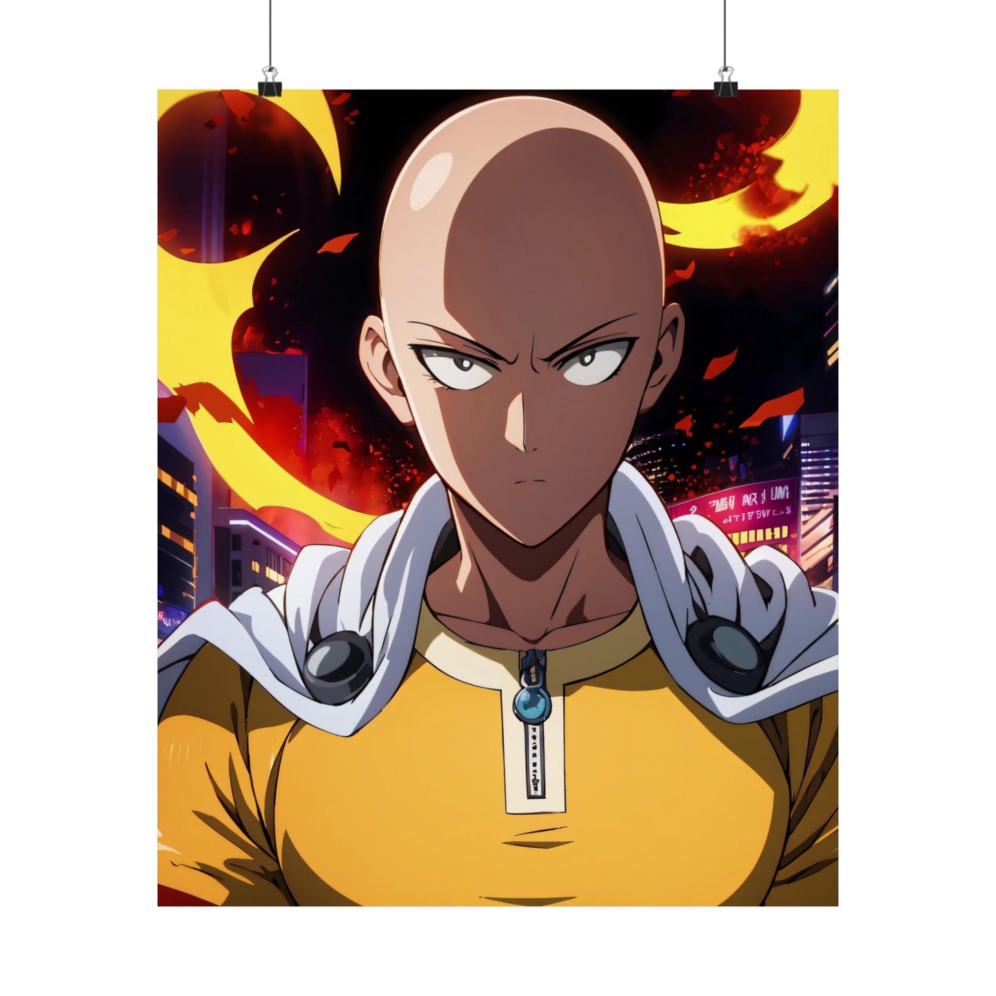 Saitama 005 Matte Vertical Posters