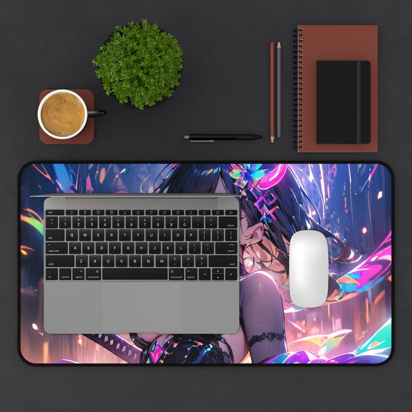 Luminous Allure Desk Mat