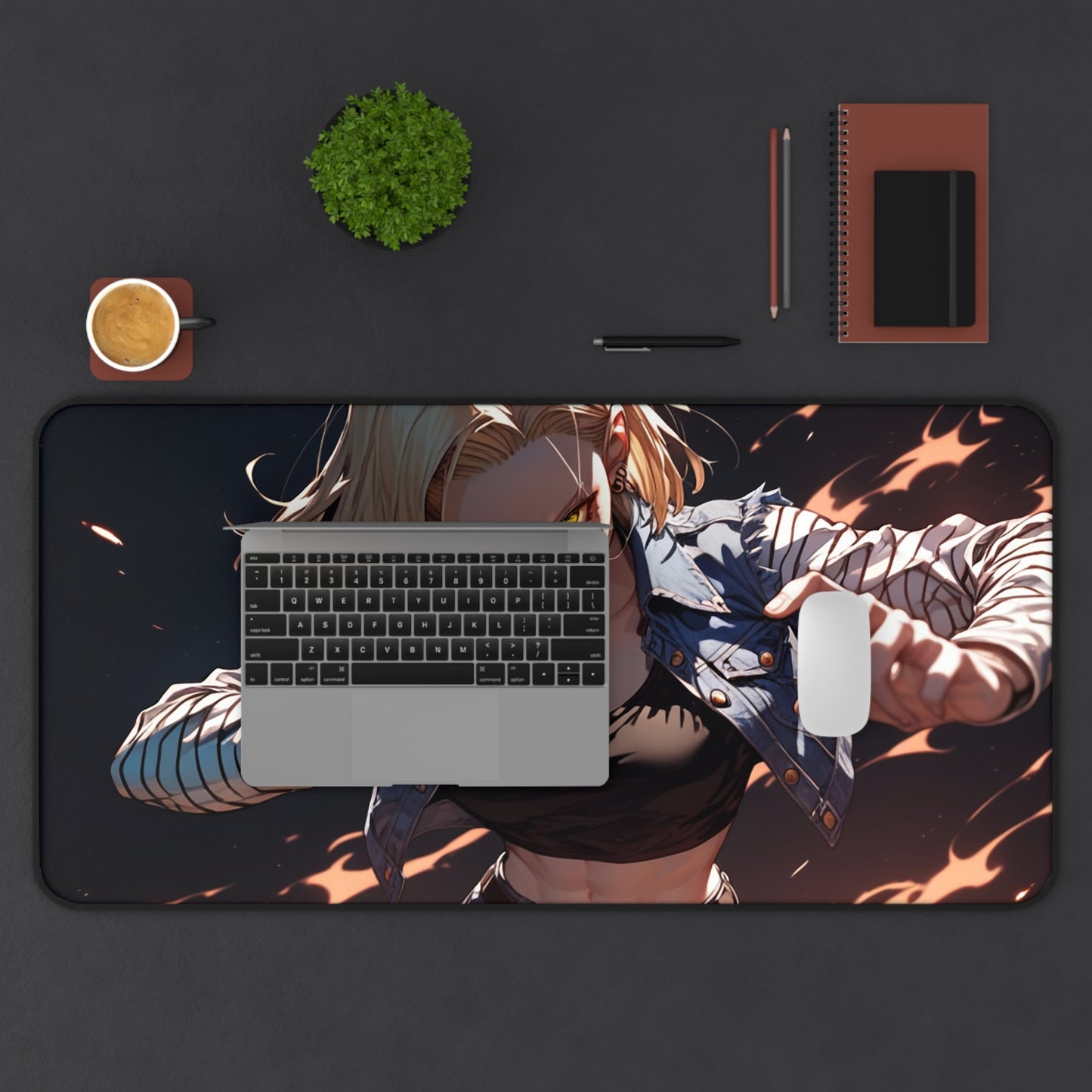 Android 18 001 Desk Mat