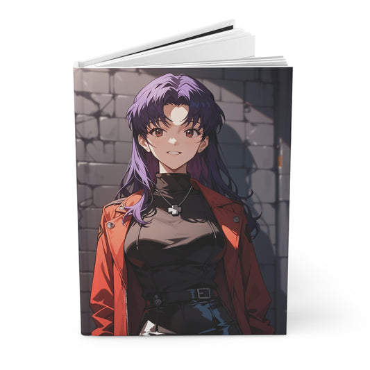 Misato Katsuragi 001 Hardcover Journal Matte