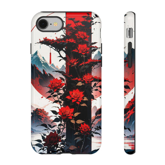 Crimson Bloom Tough Cases