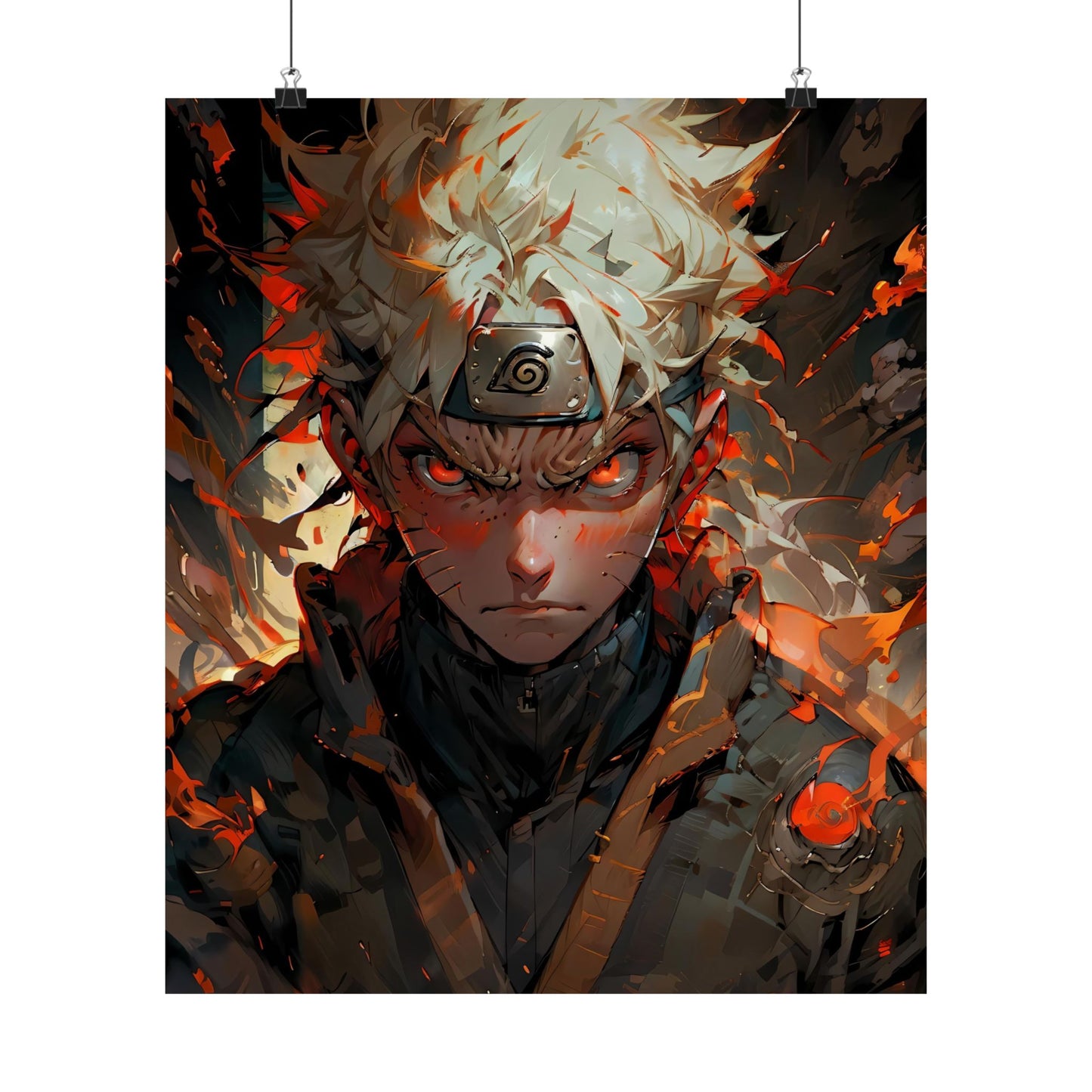 Naruto 001 Matte Vertical Posters