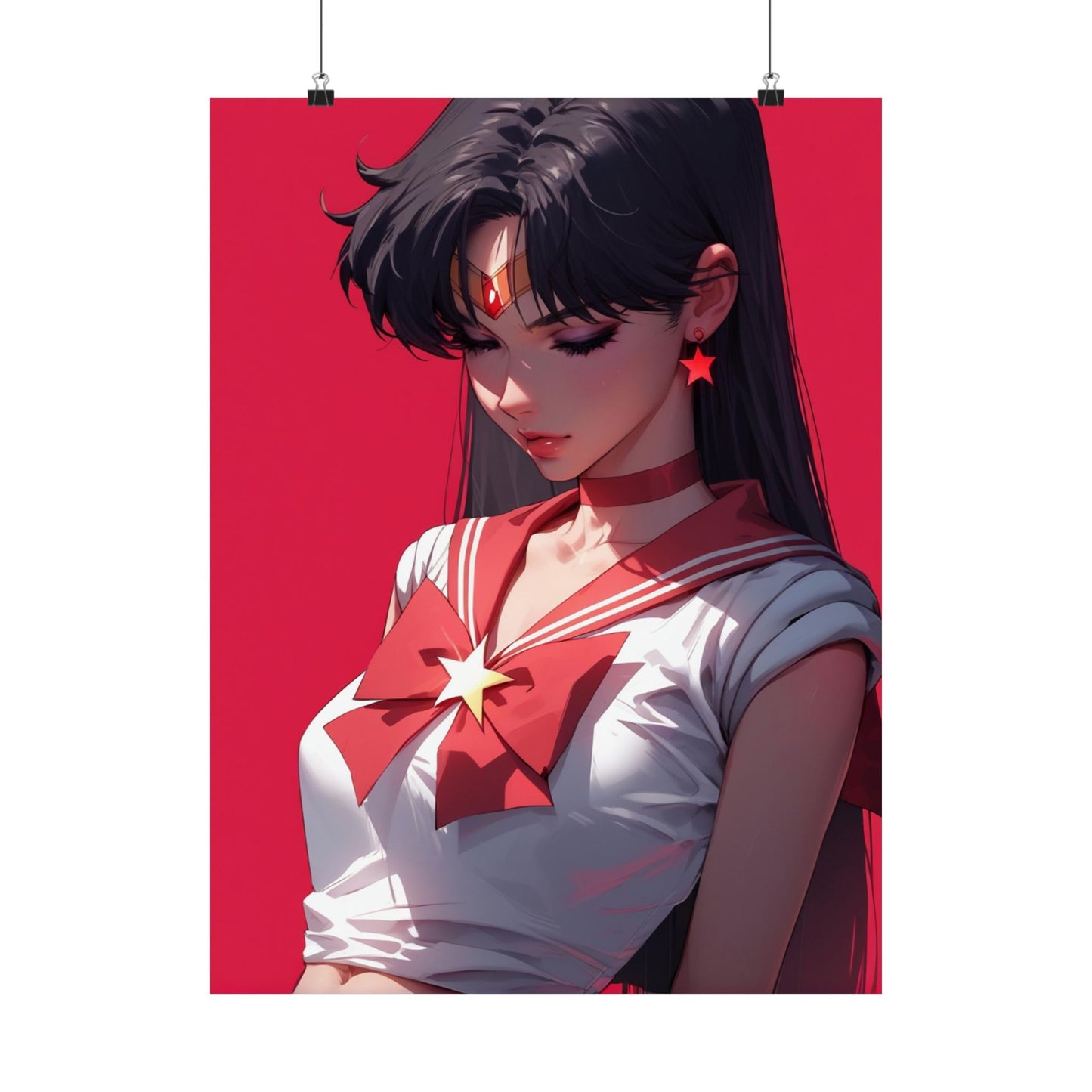 Sailor Mars 004 Vertical Posters