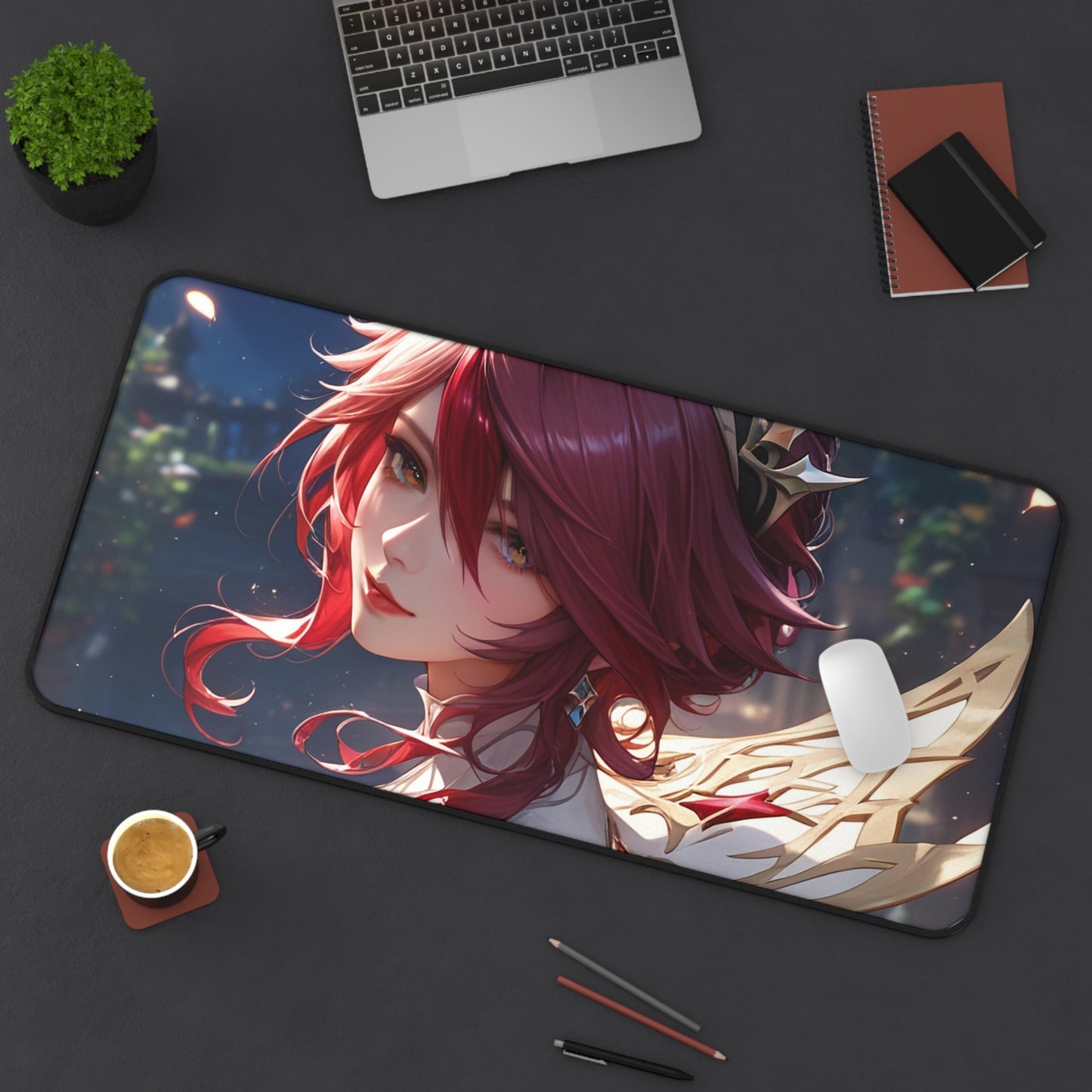 Rosaria 003 Desk Mat