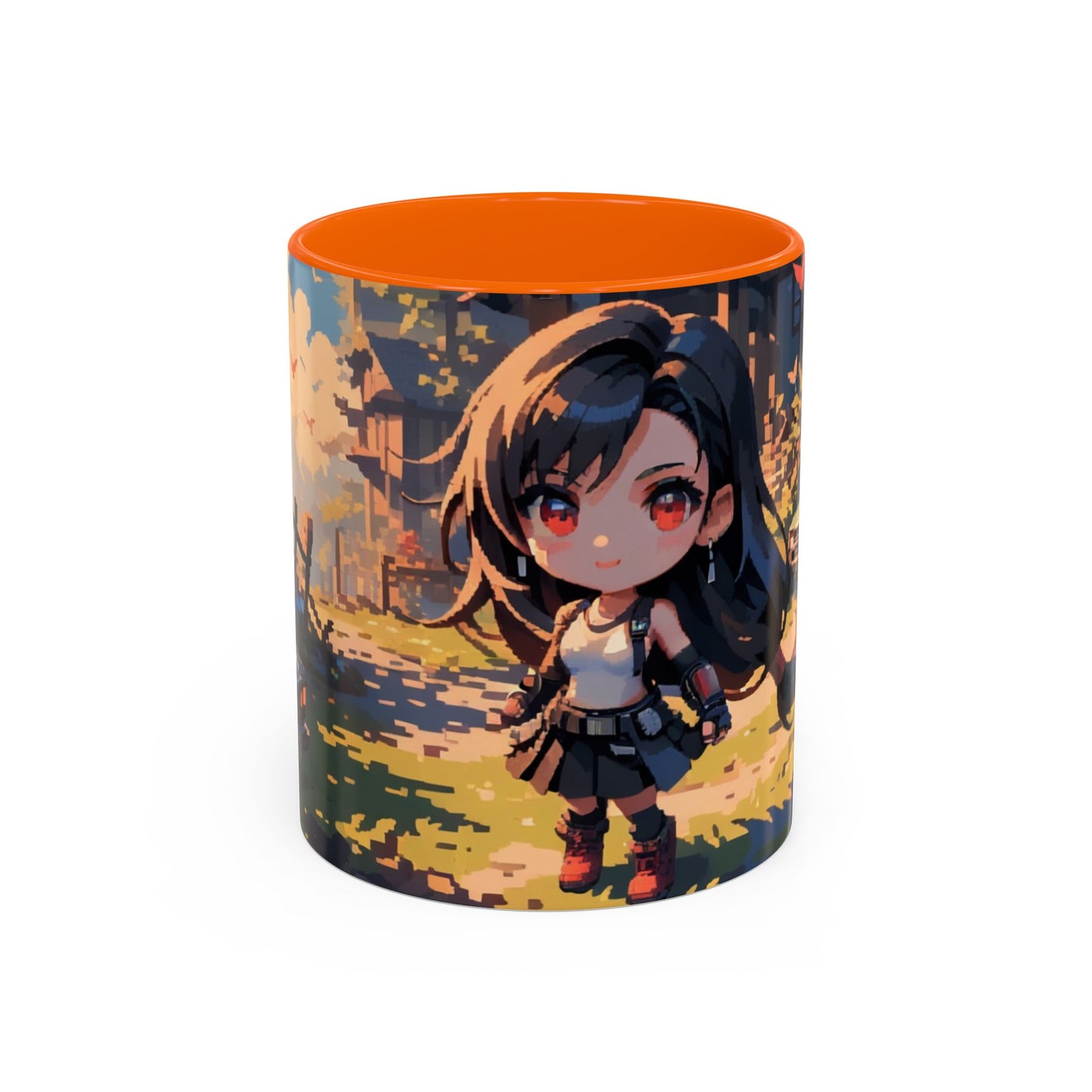 Pixely Chibi Tifa Coffee Mug