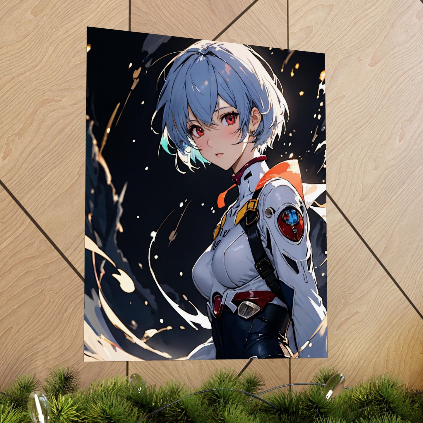 Rei Ayanami 002 Matte Vertical Posters