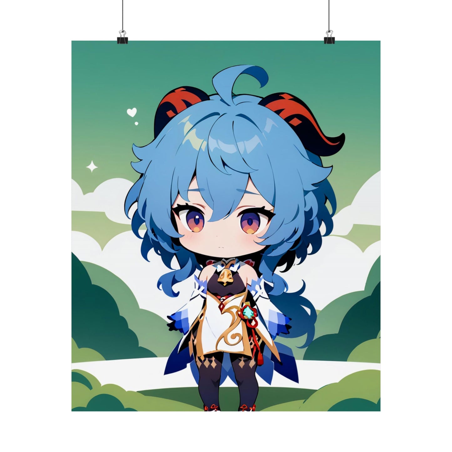 Ganyu 004 Vertical Posters