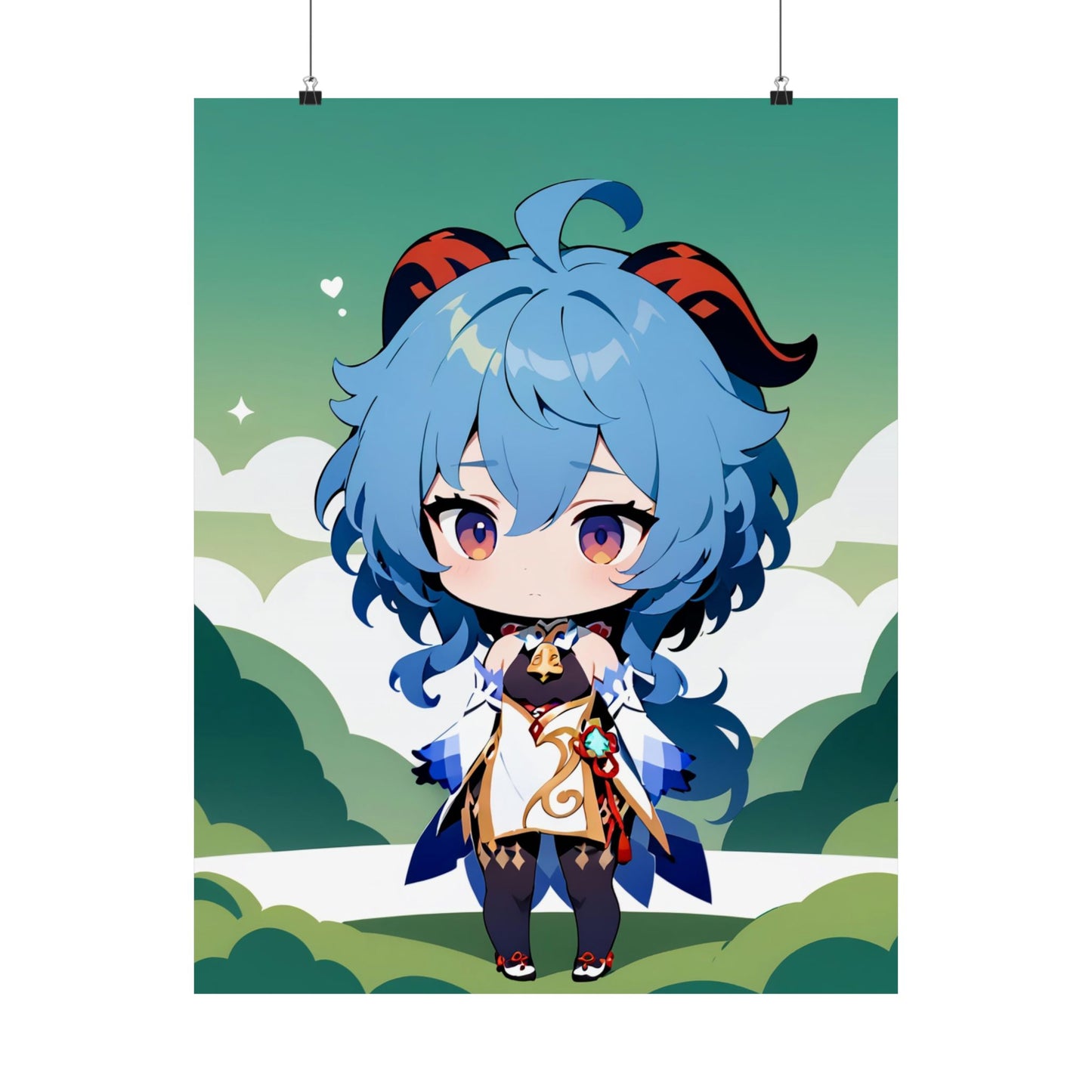 Ganyu 004 Vertical Posters