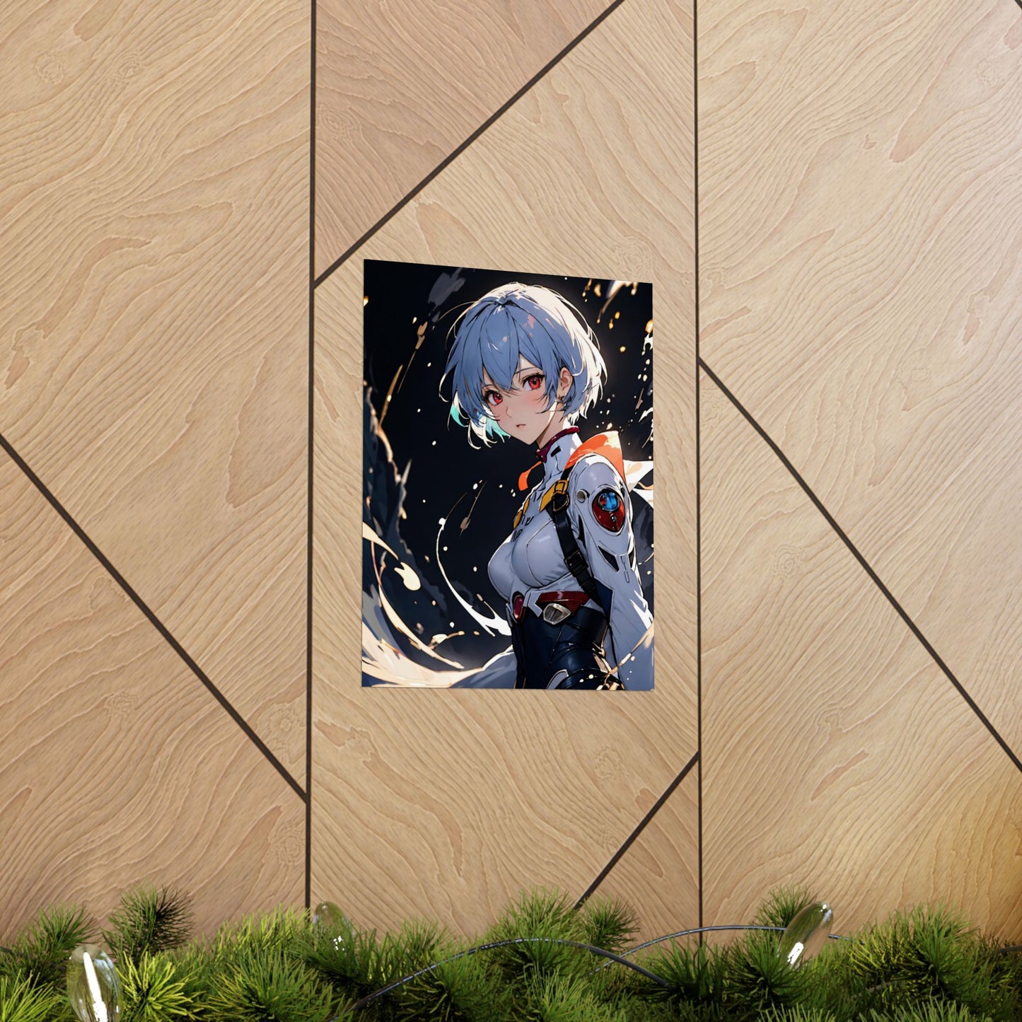 Rei Ayanami 002 Matte Vertical Posters