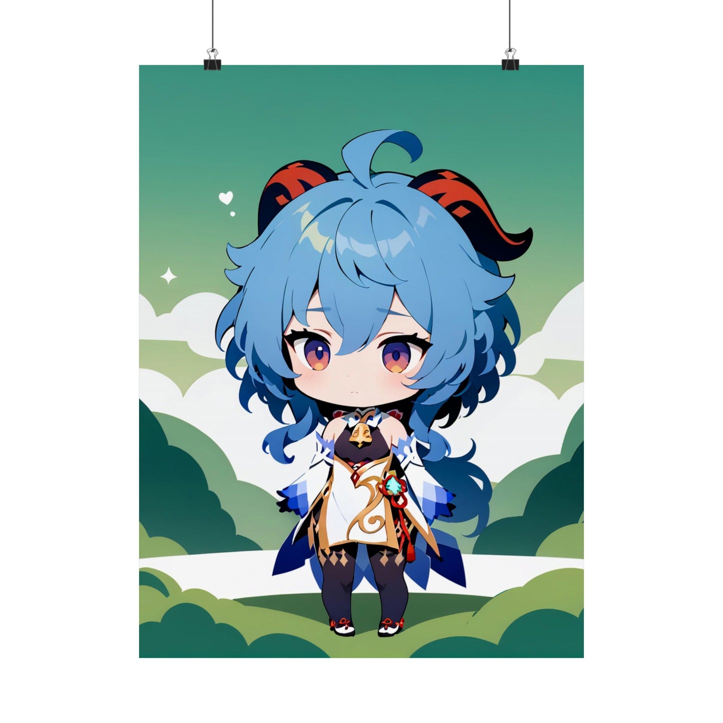 Ganyu 004 Vertical Posters