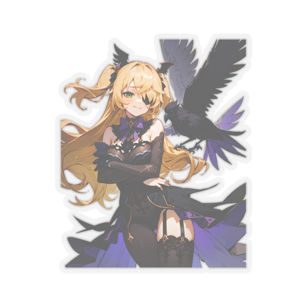 Fischl 001 Kiss-Cut Stickers