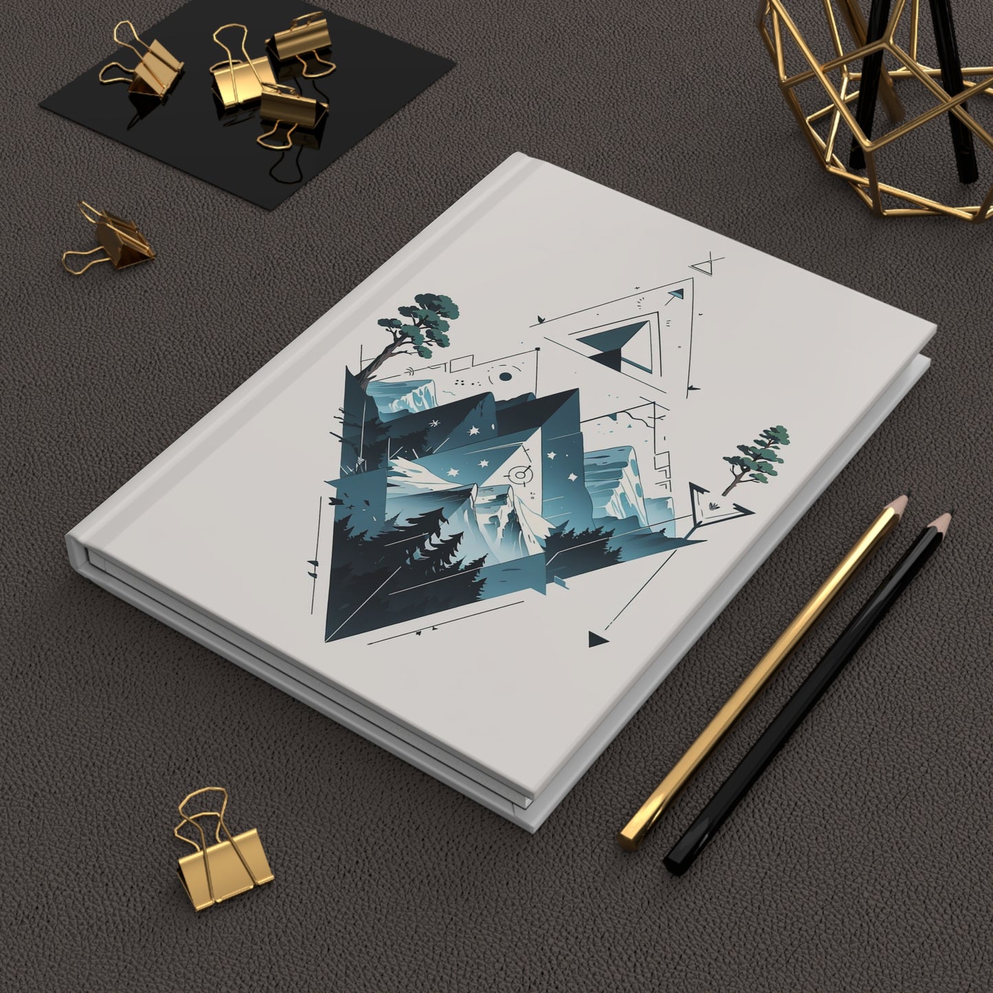Mystic Peaks Hardcover Journal Matte