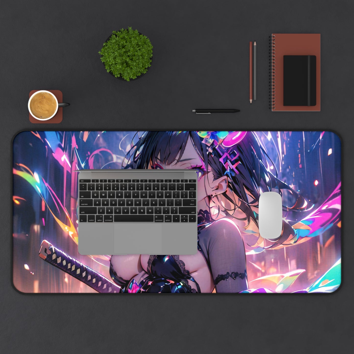 Luminous Allure Desk Mat