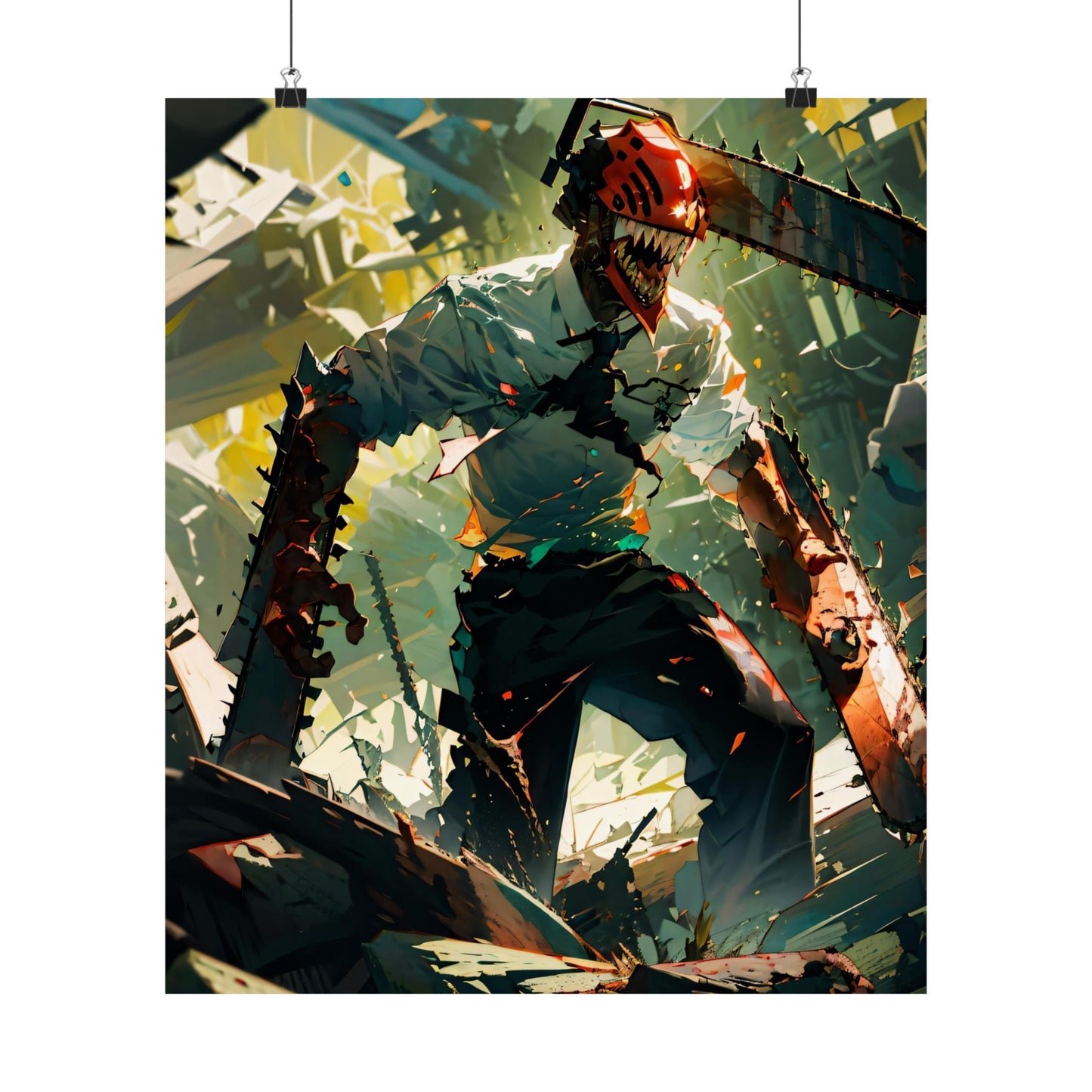 Chainsaw Man 002 Matte Vertical Posters