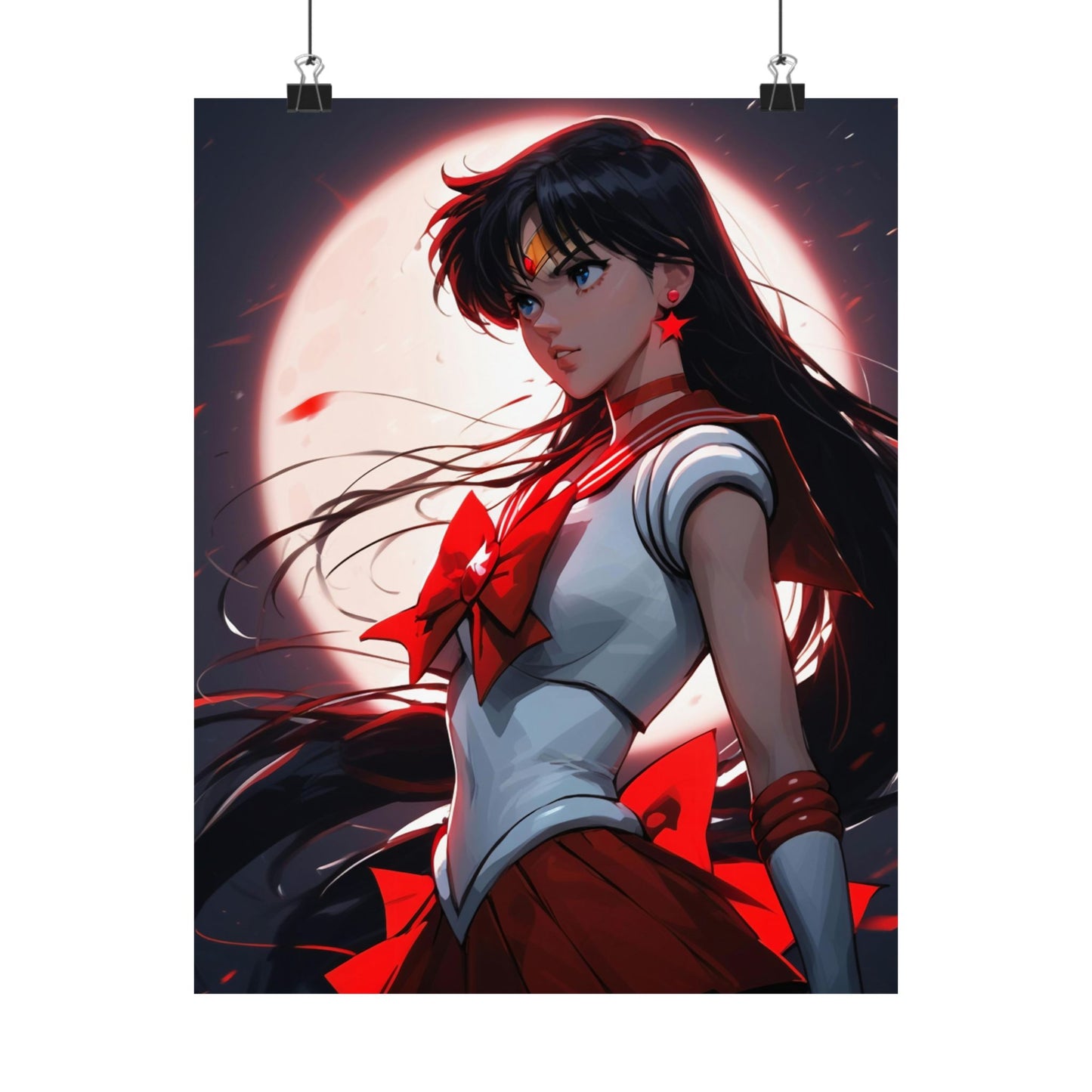 Sailor Mars 002 Vertical Posters
