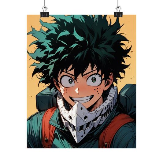 Izuku Midoriya 001 Vertical Posters