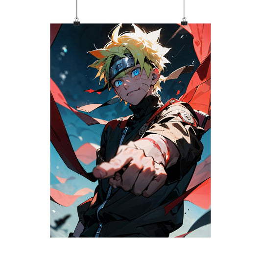 Naruto 007 Matte Vertical Posters