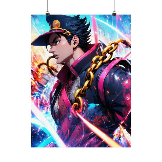 Kujo Jotaro 001 Matte Vertical Posters