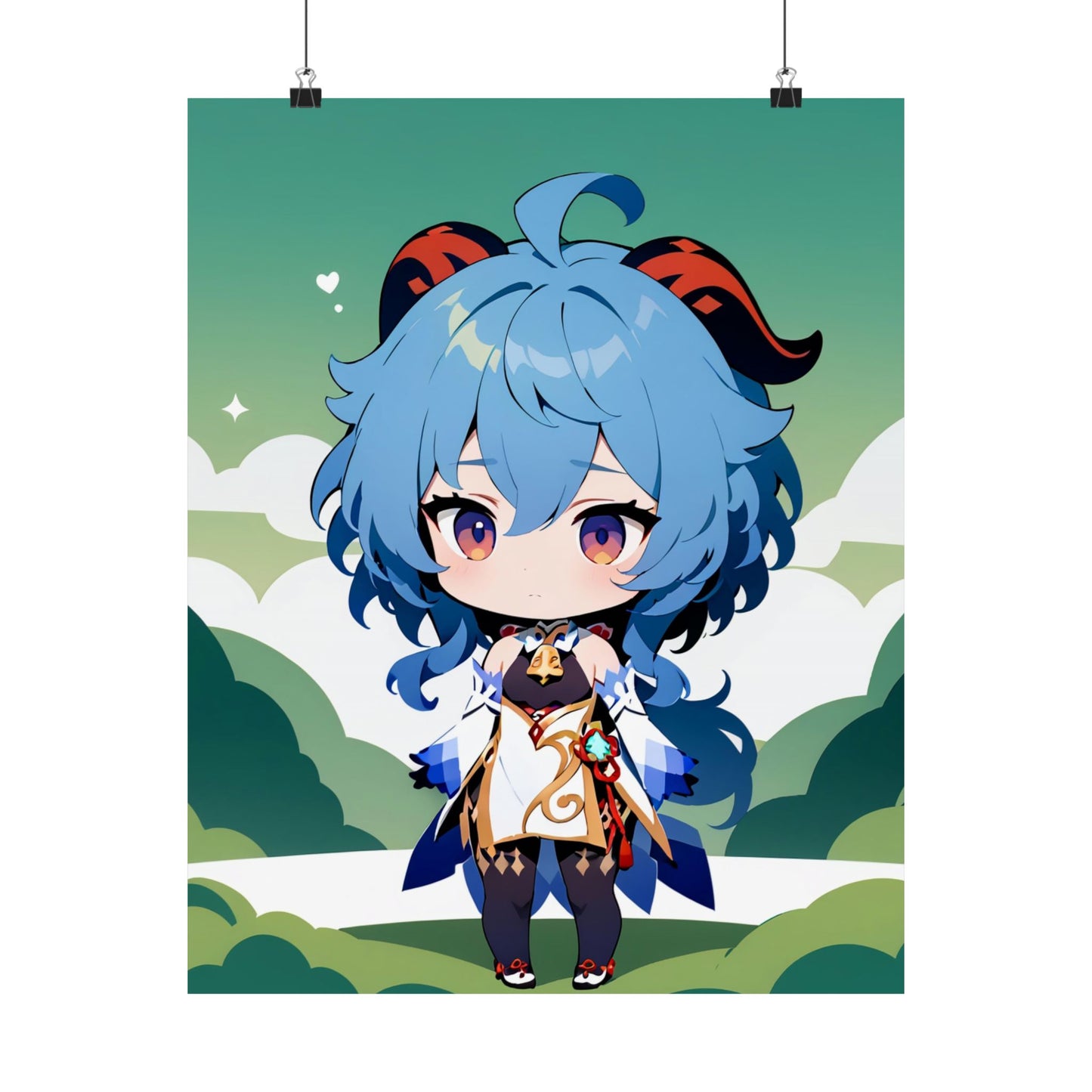 Ganyu 004 Vertical Posters