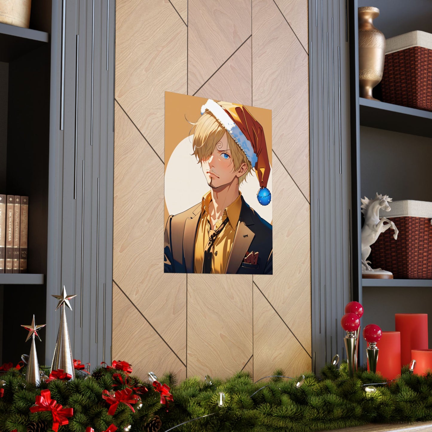 Santa Sanji Matte Vertical Posters