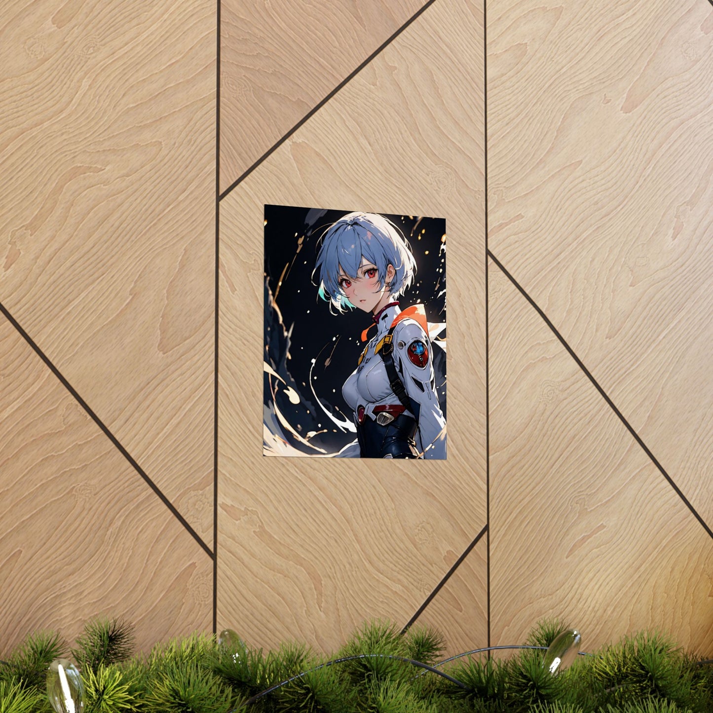 Rei Ayanami 002 Matte Vertical Posters