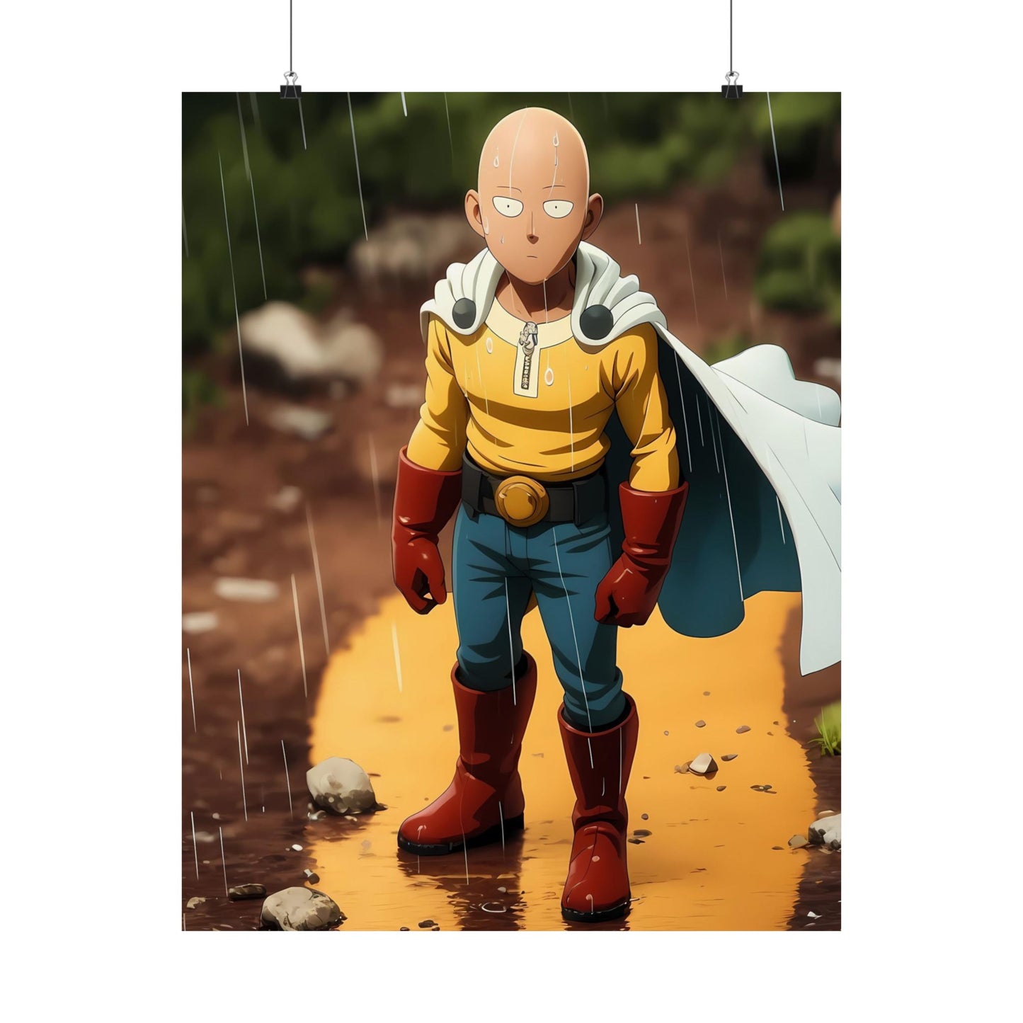 Saitama 001 Matte Vertical Posters