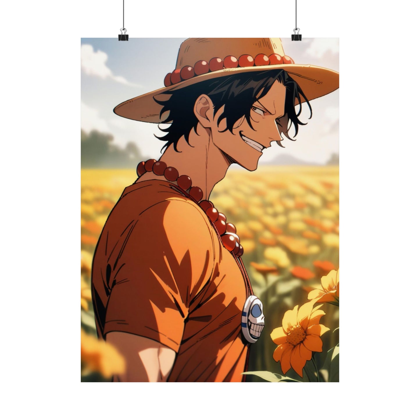 Portgas D. Ace 001 Vertical Posters