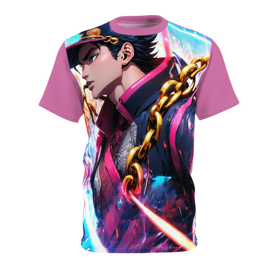 Kujo Jotaro 001 Unisex Cut & Sew Tee (AOP)