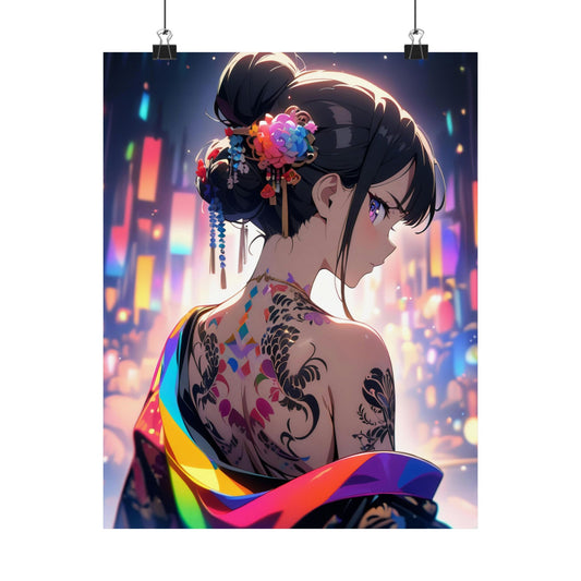 Kaleidoscopic Vertical Posters