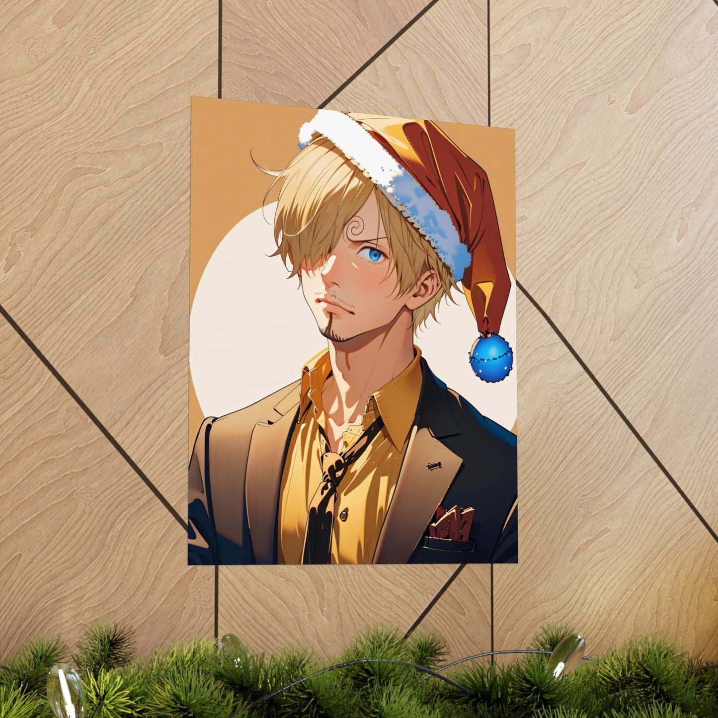 Santa Sanji Matte Vertical Posters