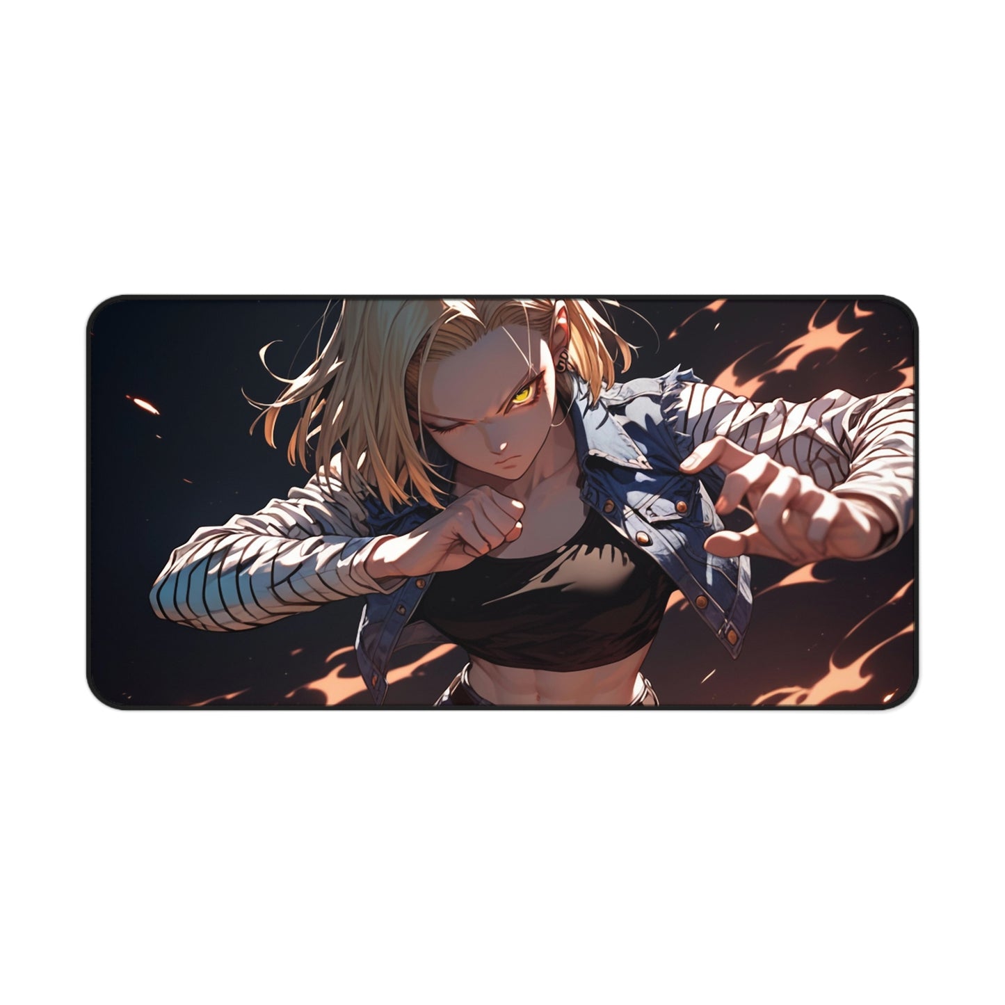 Android 18 001 Desk Mat