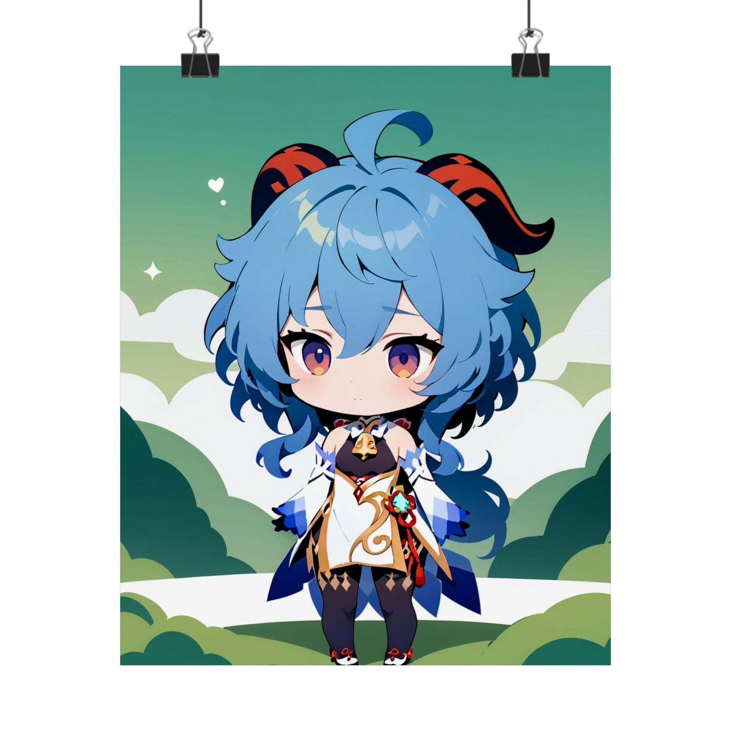 Ganyu 004 Vertical Posters