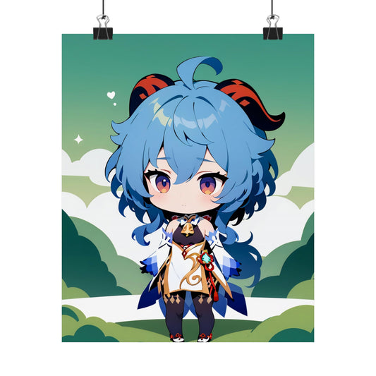 Ganyu 004 Vertical Posters