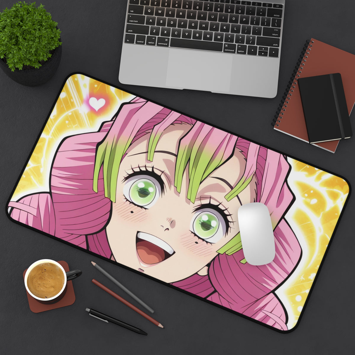 Mitsuri Kanroji 001 Desk Mat