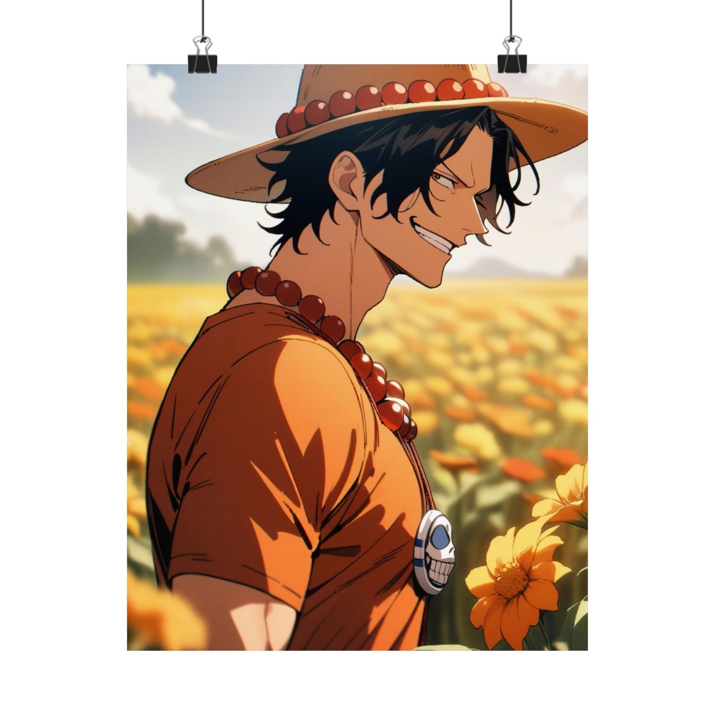Portgas D. Ace 001 Vertical Posters