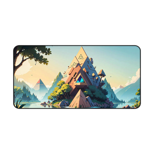 Geometric Scenery Desk Mat