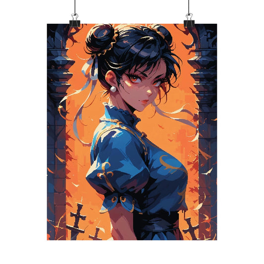 Chun Li 002 Vertical Posters