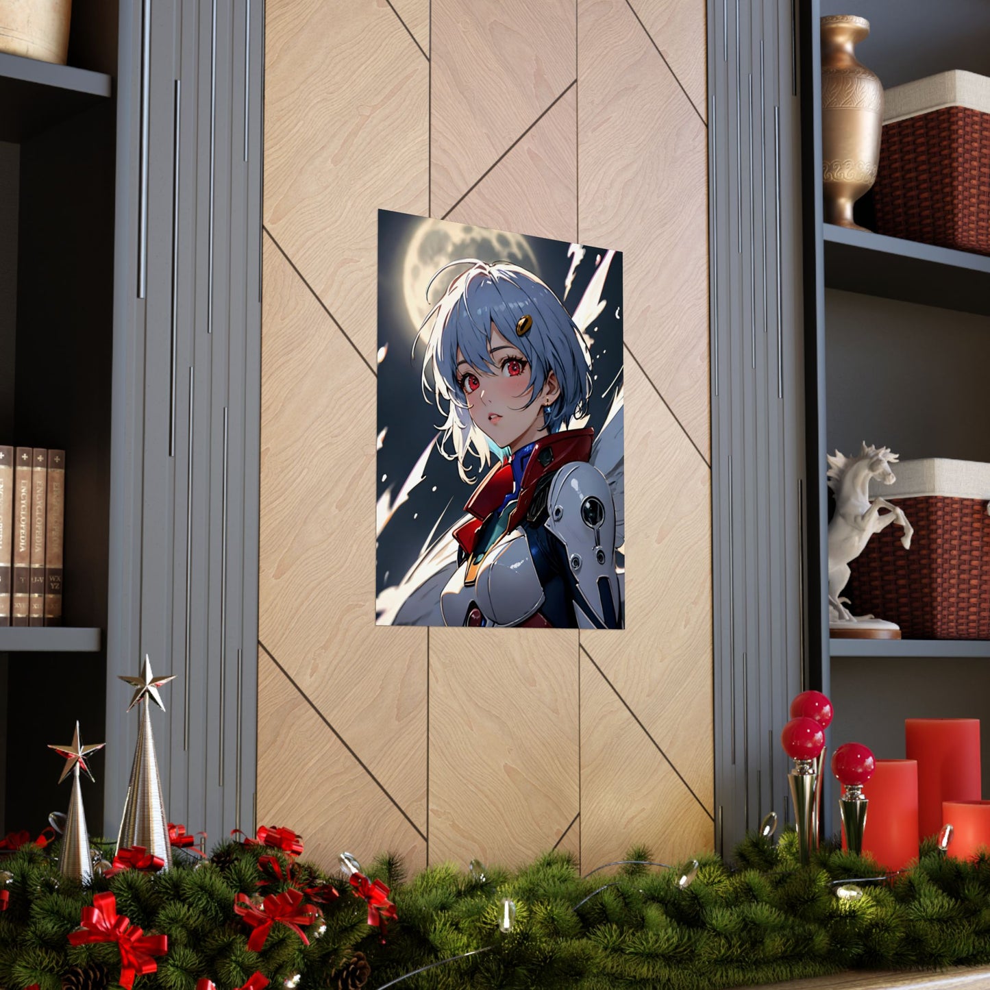 Rei Ayanami 001 Matte Vertical Posters