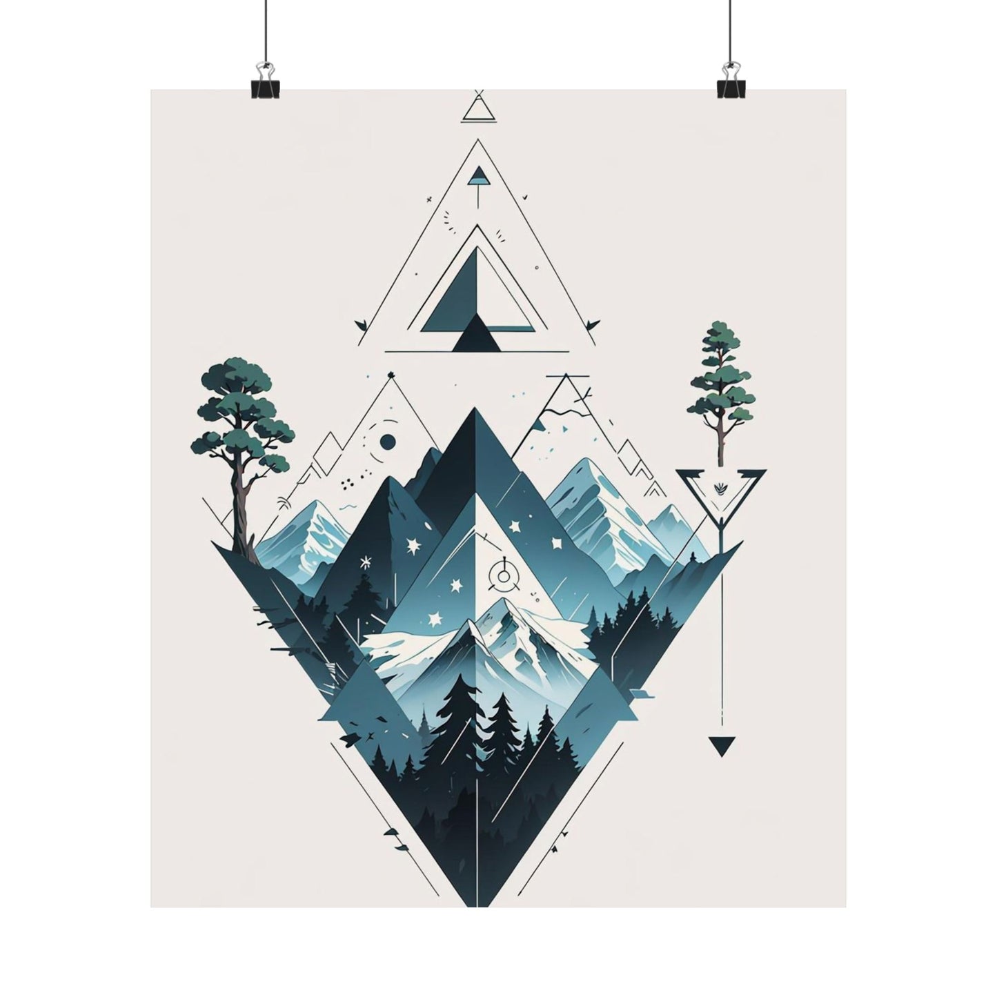 Mystic Peaks Vertical Posters